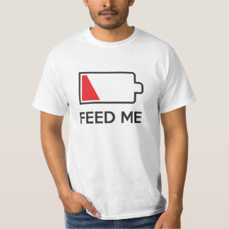 Camiseta Alimentarme batería de baja potencia