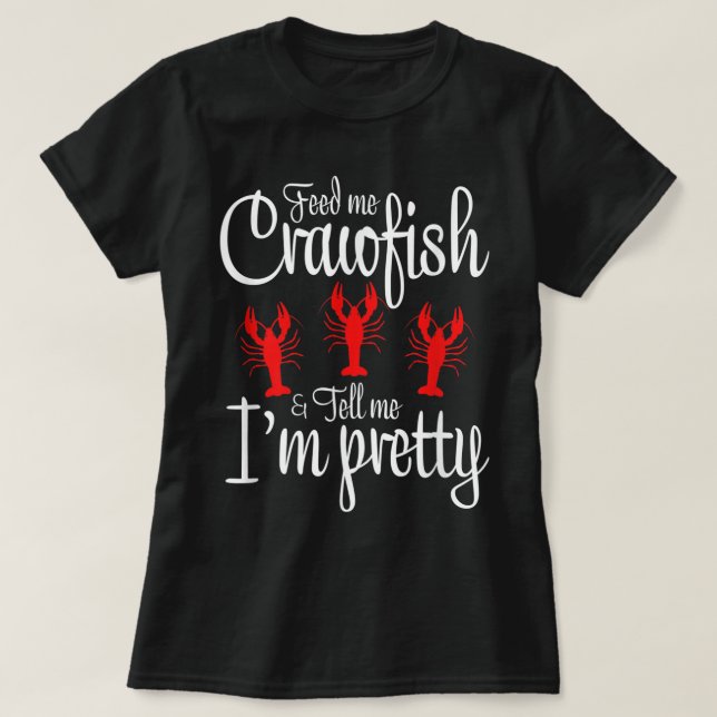 Camiseta Alimentarme langosta y decirme que soy Bonito Caju (Diseño del anverso)