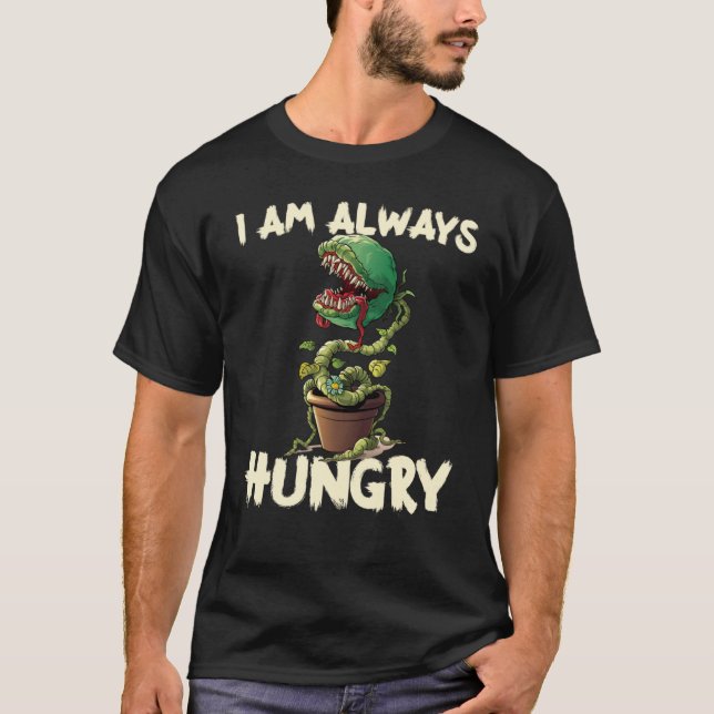 Camiseta Alimentarme siempre con hambre Venus Fly Trap Hall (Anverso)