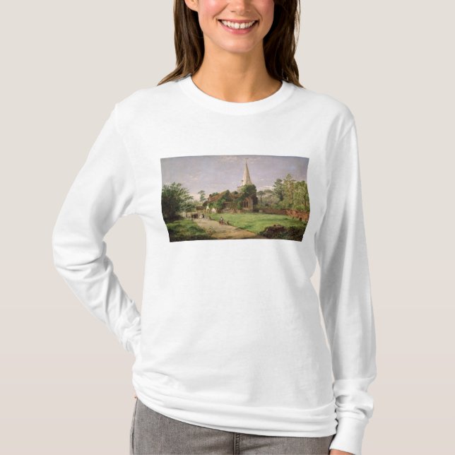 Camiseta Alimente la iglesia de Poges (Anverso)
