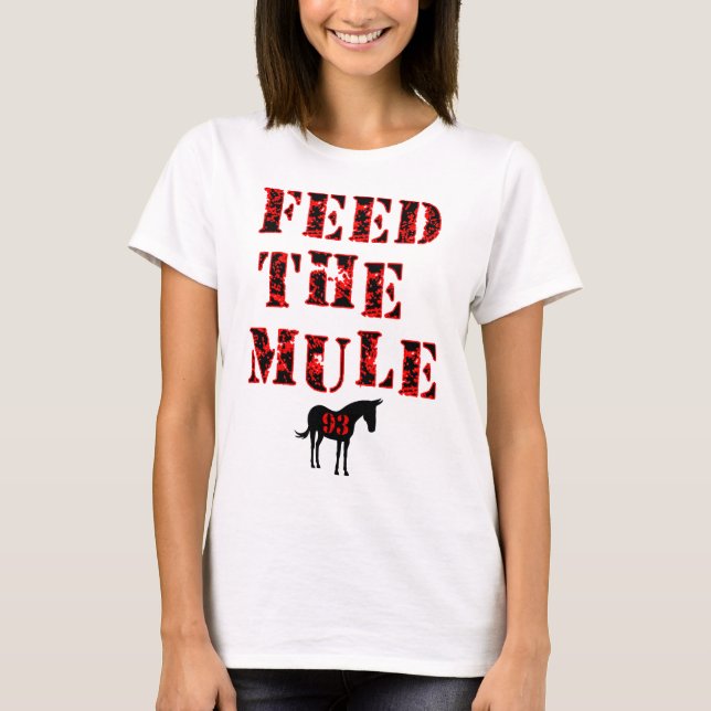 Camiseta Alimente la mula Johan Franzen (Anverso)
