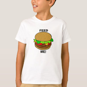 Camiseta Aliménteme!: Hamburguesa T