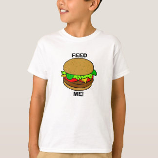 Camiseta Aliménteme!: Hamburguesa T