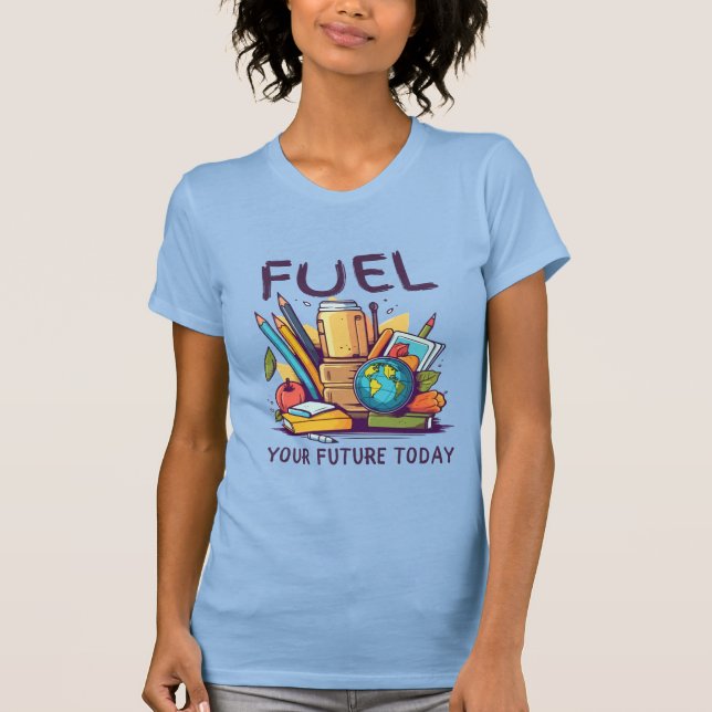 Camiseta Alimenten su futuro hoy (Anverso)