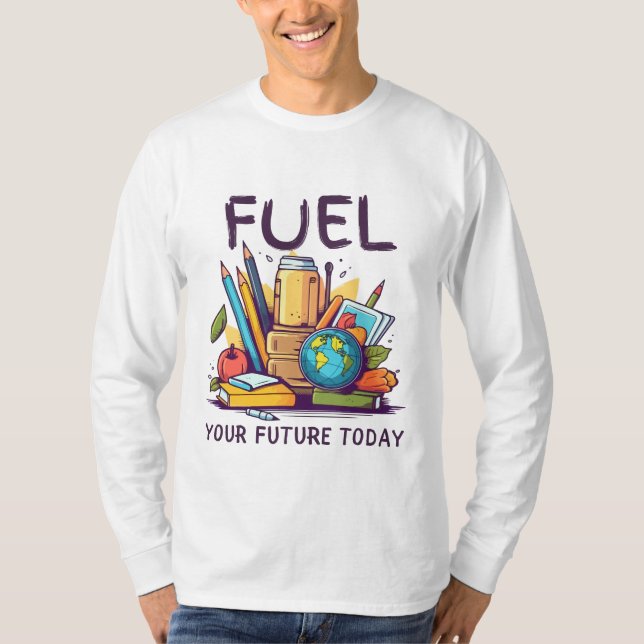 Camiseta Alimenten su futuro hoy (Anverso)