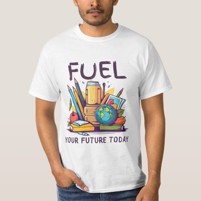 Camiseta Alimenten su futuro hoy (Anverso)