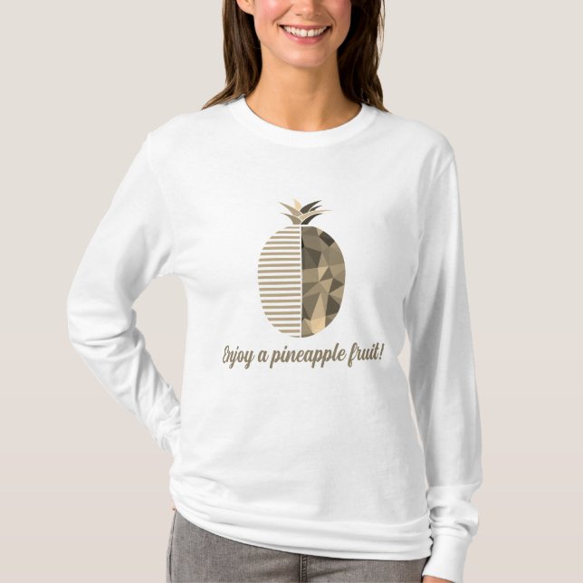 Camiseta Alimento a base de fruta de piña (Anverso)