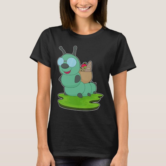 Camiseta Alimento de oruga (Anverso)
