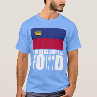 Camiseta Alimento de recuerdo de viaje regalo Liechtenstein