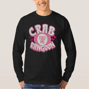 Camiseta Alimento Me Crab Rangoon Crab Puffs Rellenado Cris