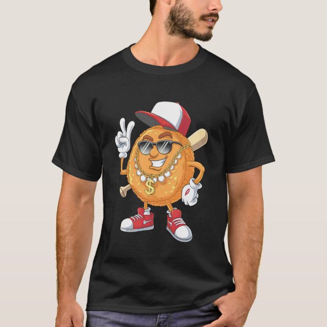 Camiseta Alimento Nugget de Pollo (Anverso)