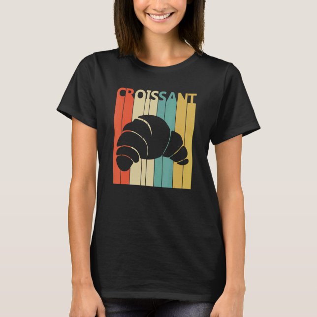 Camiseta Alimento para desayunar Croissant (Anverso)
