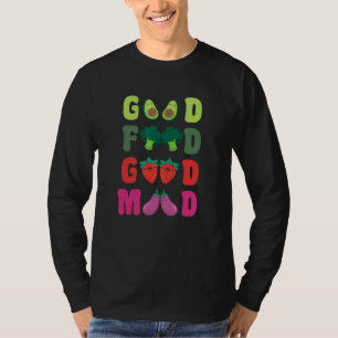 Camiseta Alimentos a base de plantas Buen humor Go Vegetari
