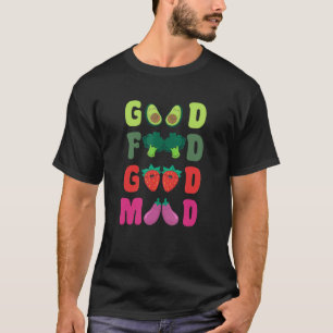 Camiseta Alimentos a base de plantas Buen humor Go Vegetari