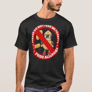 Camiseta Alimentos Alergia Maní Alergia Alimentos alérgicos