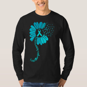 Camiseta Alimentos Alergias Conciencia Cinta Girasol