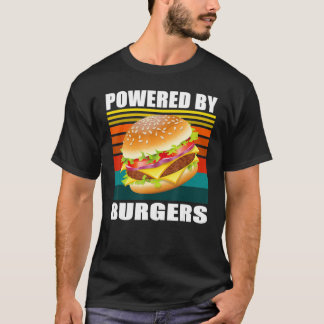 Camiseta Alimentos Alimentados Por Hamburguesas Hombres Muj