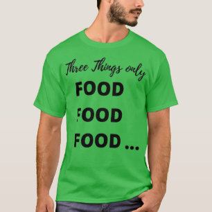 Camiseta alimentos alimentarios