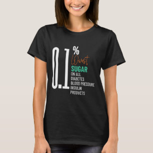 Camiseta Alimentos bajos de 0,1 para el azúcar para la diab