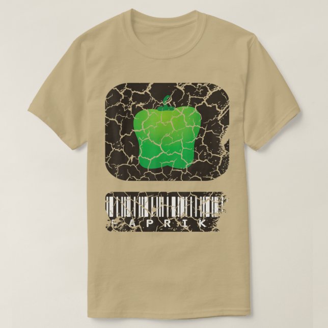 Camiseta Alimentos Cocinando Pimienta Alimenticia (Diseño del anverso)