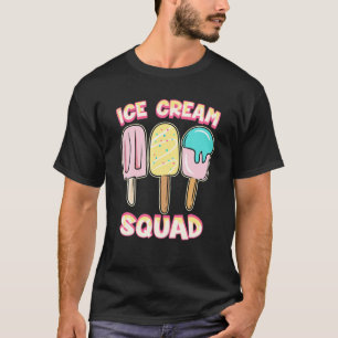 Camiseta Alimentos congelados Gelato Cone Ventilador Gracio