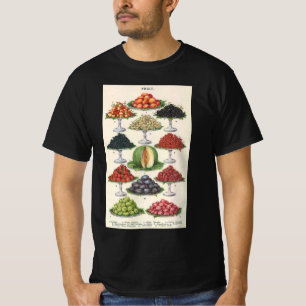 Camiseta Alimentos de la vieja época: fruta divertida en ba