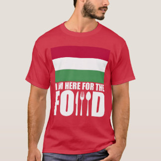 Camiseta Alimentos de recuerdo de viaje vintage Hungría