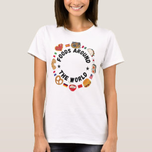 Camiseta Alimentos en todo el mundo