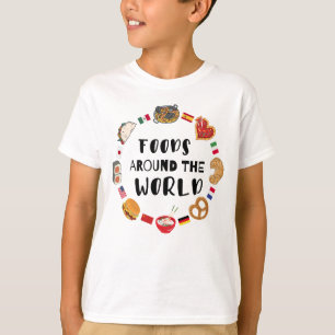Camiseta Alimentos en todo el mundo