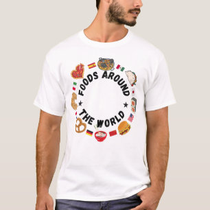 Camiseta Alimentos en todo el mundo