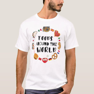 Camiseta Alimentos en todo el mundo