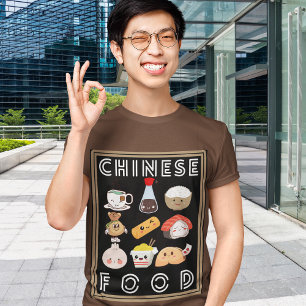 Camiseta Alimentos favoritos alrededor del estilo de colecc