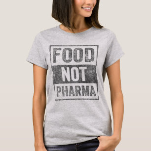 Camiseta Alimentos No Pharma Nutrición Orgánica Natural