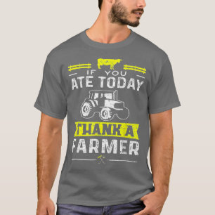 Camiseta Alimentos para la agricultura Si Comiste Hoy Graci