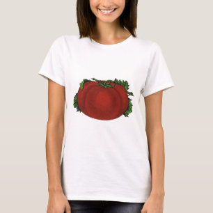 Camiseta Alimentos para la cosecha, tomate, verduras y frut