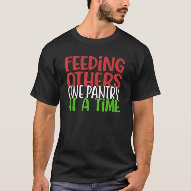 Camiseta Alimentos para otros, un desenfreno a la vez, comi (Anverso)