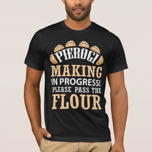Camiseta Alimentos para Polonia de Pierogi Maker Foodish (Anverso)