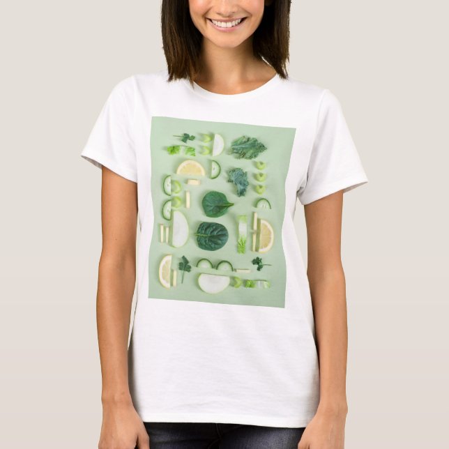 Camiseta Alimentos saludables (Anverso)