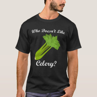Camiseta Alimentos saludables Vegetales Celery Comer