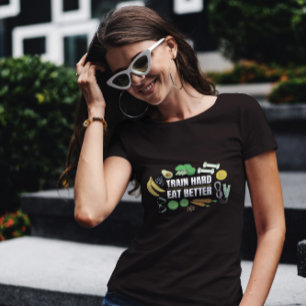 Camiseta Alimentos Saludables Y Fitness