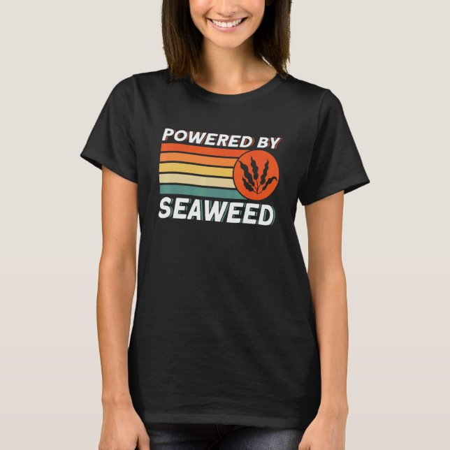 Camiseta Alimentos vegetarianos veganos con algas (Anverso)