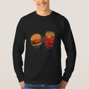 Camiseta Alimentos Y Vuelos De Los Fries De La Hambre