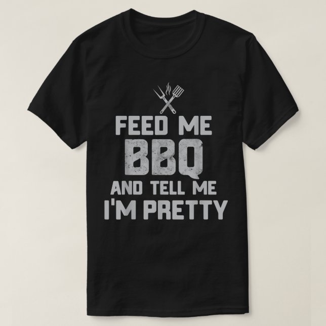 Camiseta Alimétame barbacoa y dime que soy una parrillada c (Diseño del anverso)