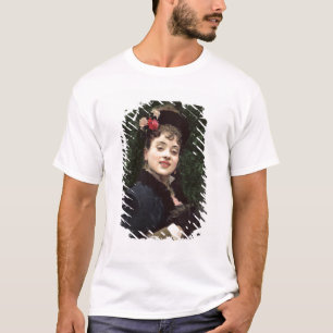 Camiseta Aline Masson, el modelo del artista (aceite en el