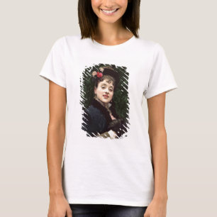 Camiseta Aline Masson, el modelo del artista (aceite en el 