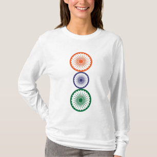 Camiseta Alineación Ashoka Chakras de India