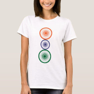 Camiseta Alineación Ashoka Chakras de India