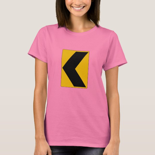 Camiseta Alineación de Chevron a la izquierda, EE.UU. (Anverso)