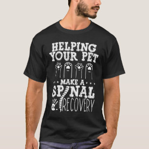 Camiseta Alineación De La Espina De Su Mascota Para Un Véte