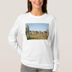 Camiseta Alineación de piedras derechas, megalítica